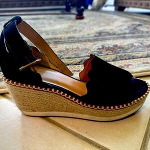 crown vintage wedge sandal